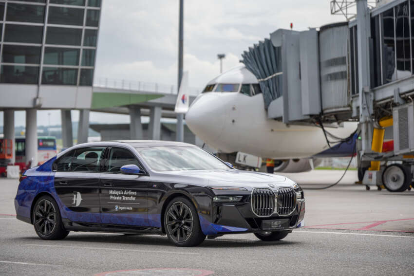 BMW i7 EV enters Malaysia Airlines private transfer service at KLIA – for Enrich Platinum, business class 1719983