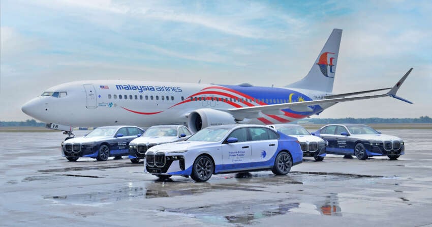 BMW i7 EV enters Malaysia Airlines private transfer service at KLIA – for Enrich Platinum, business class 1719985