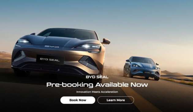 BYD Seal EV now open for pre-booking in Malaysia – Dynamic, Premium, Performance AWD; RM1,000 fee