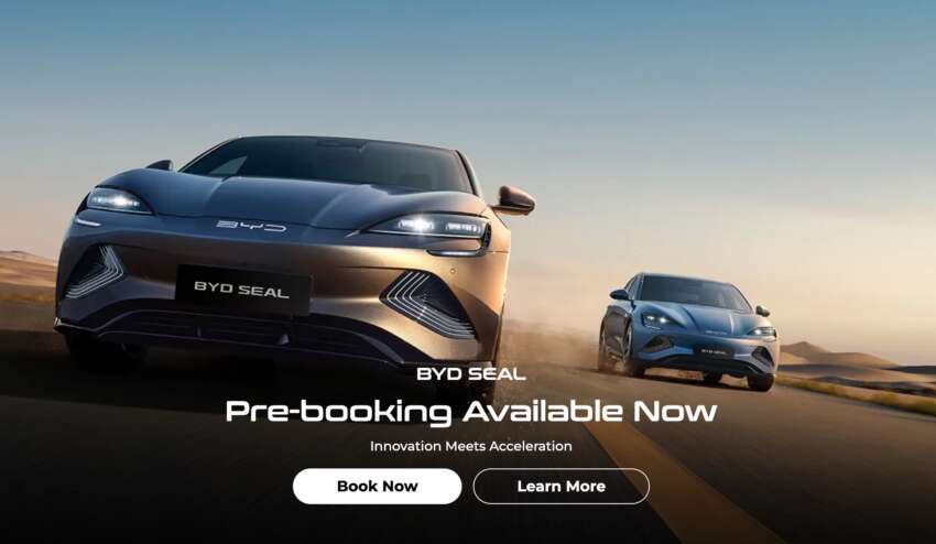BYD Seal EV now open for pre-booking in Malaysia – Dynamic, Premium, Performance AWD; RM1,000 fee 1718089