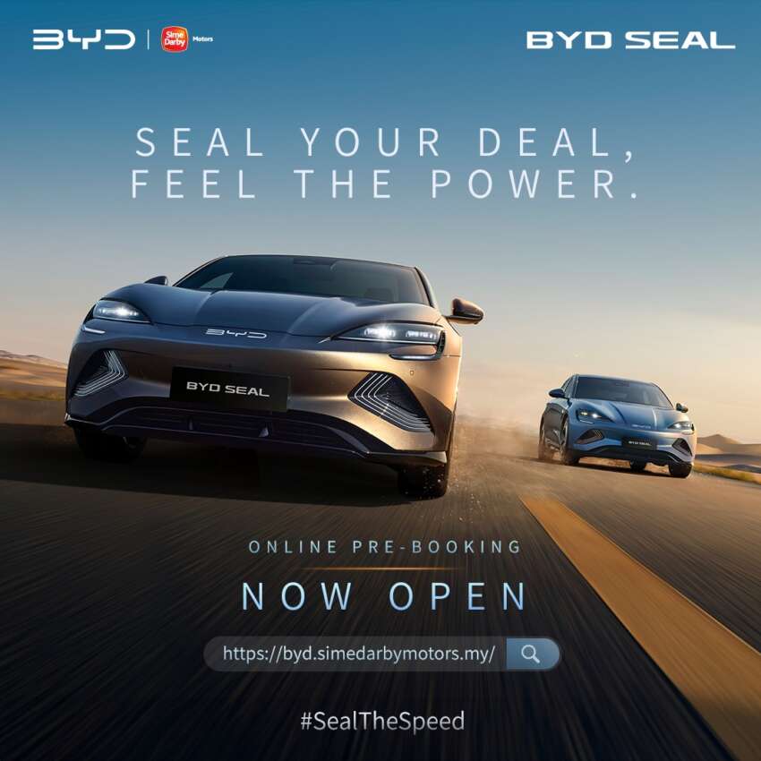 BYD Seal EV now open for pre-booking in Malaysia – Dynamic, Premium, Performance AWD; RM1,000 fee 1718085