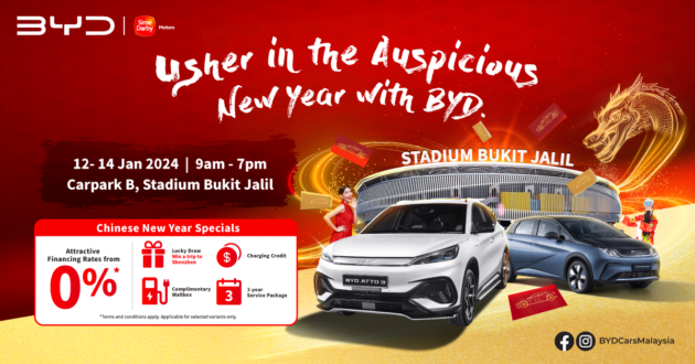 BYD CNY deals await you at Bukit Jalil this weekend – attractive pricing, interest rate from 0% and more