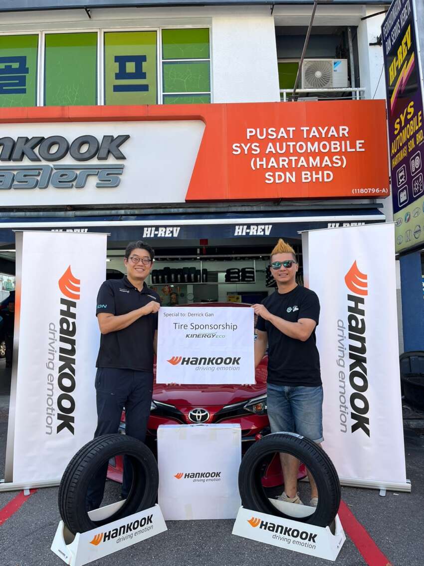 The gifts keep coming for Harimau Malaya superfan Derrick Gan – free Hankook tyres for his Toyota Vios 1722115