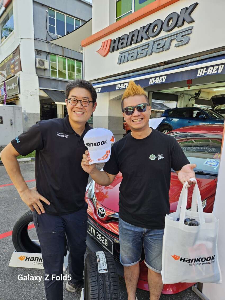 The gifts keep coming for Harimau Malaya superfan Derrick Gan – free Hankook tyres for his Toyota Vios 1722116