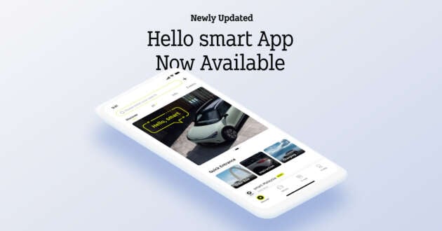 Hello smart app updated in Malaysia to support credit or debit card payments for EV charging, internet data