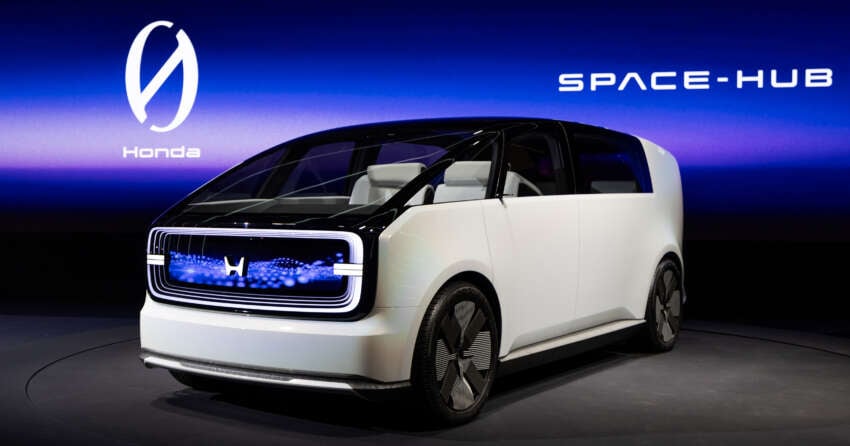 Honda 0 Series debuts with Saloon, Space Hub EV concepts; new Honda ‘H’ mark for electrified models 1714518
