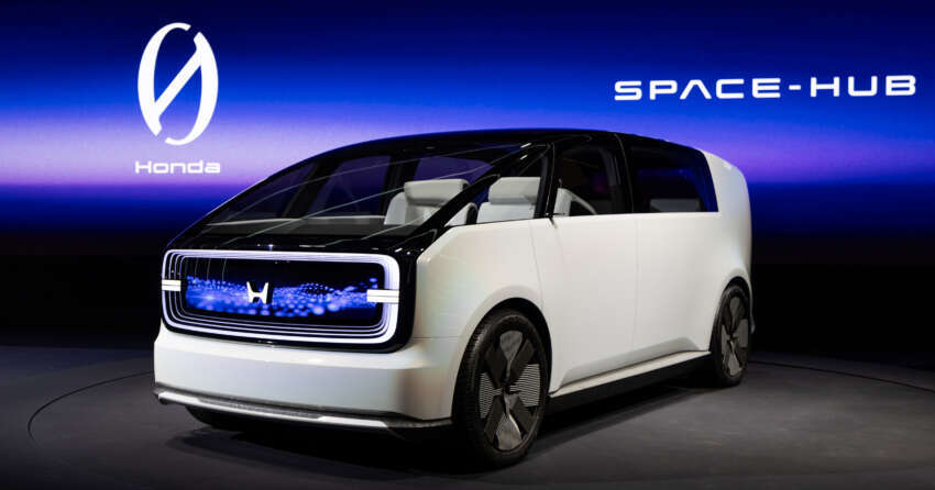 Honda 0 Series diperkenalkan melalui rekaan konsep Saloon, Space Hub — ada logo H baru untuk EV 1715210