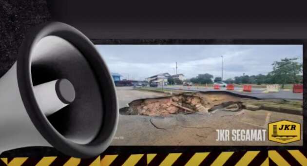 Jln Kuantan-Segamat FT12 tutup hingga 28 Jan kerana jalan mendap – trafik dilencong ke laluan alternatif
