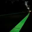 Projek garisan jalan ‘glow in the dark’ kini dilaksanakan di Jalan Bukit Kucing, Gelang Patah