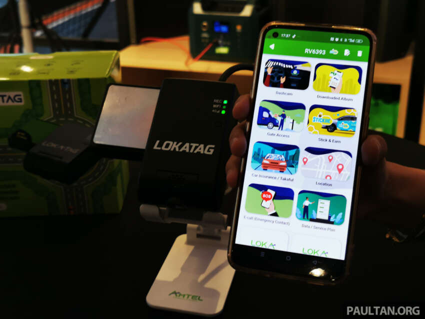 Lokatag Pro integrated TnG SmartTag + dashcam device with Loka app launched in Malaysia – RM1,799 1719467