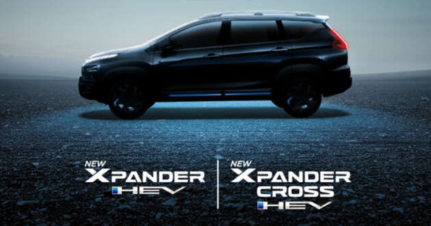2024 Mitsubishi Xpander HEV, Xpander Cross HEV hybrid variants teased – Thailand debut on February 1