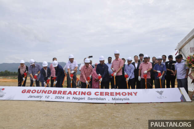 NexV Manufacturing breaks ground on NEV assembly plant in Rembau, N9; to produce Neta V from Q1 2025