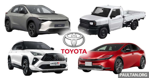 Toyota 2024 – bZ4X akan dilancar di Malaysia; Hilux Champ, Yaris Cross dan Prius akan di bawa juga?