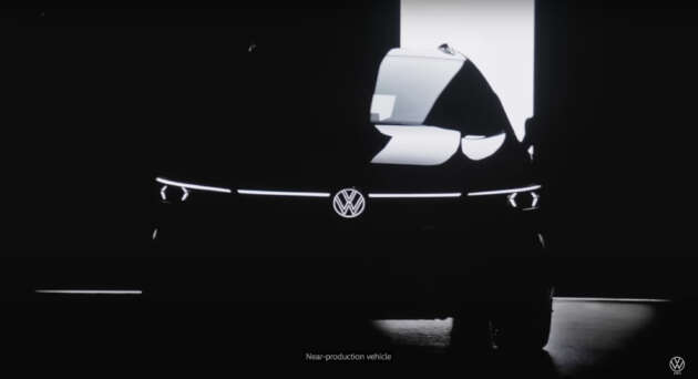 Volkswagen Golf Mk8.5 2024 – <em>teaser</em> disiar