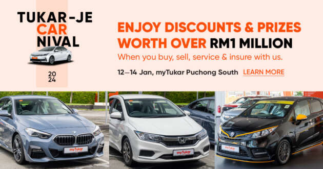 From mass-market to premium, find your right new car at myTukar’s Tukar-Je CARnival – Jan 12-14, 2024