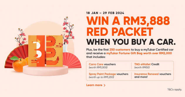 myTukar Certified – stand a chance to win a RM3,888 Red Packet and enjoy a RM2,000 gift bag for CNY!