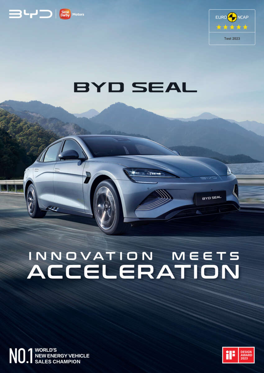 BYD Seal EV launched in Malaysia – two variants, up to 523 hp/670 Nm, 570 km range; from RM179,800 1731703