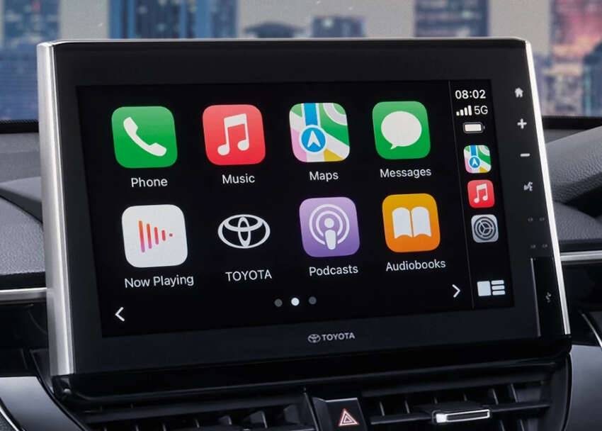Toyota Corolla Cross 2024 – 1.8L petrol, hibrid; pemuka digital, CarPlay, Android Auto tanpa wayar 1726658