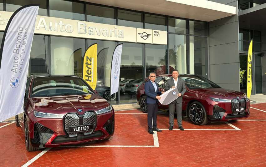 Auto Bavaria, Sime Darby Rent-A-Car/Hertz Malaysia launch EV rental service, featuring the BMW iX 1724474
