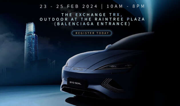 BYD Seal EV launching in Malaysia Feb 23 – 3 variants