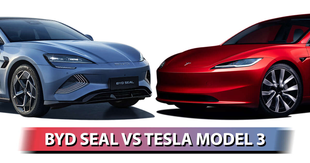 比亚迪 Seal 与 Tesla Model 3 Highland Malaysia 比较 – 这些电动轿车如何比较？