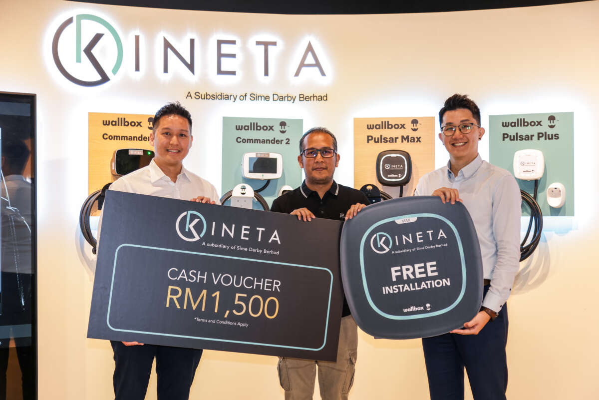 KINETA 在马来西亚完成了 3,888 个电动汽车充电器安装 – 市场份额为 35%，到 2024 年中期安装量将达到 5,000 个
