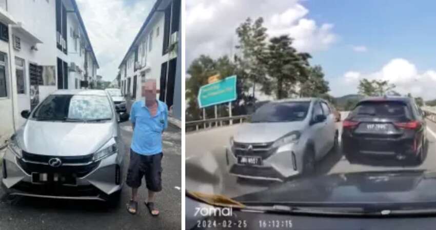 Myvi driver who went against traffic on PLUS highway in Johor arrested – 74-year old uncle got lost in JB 1734055