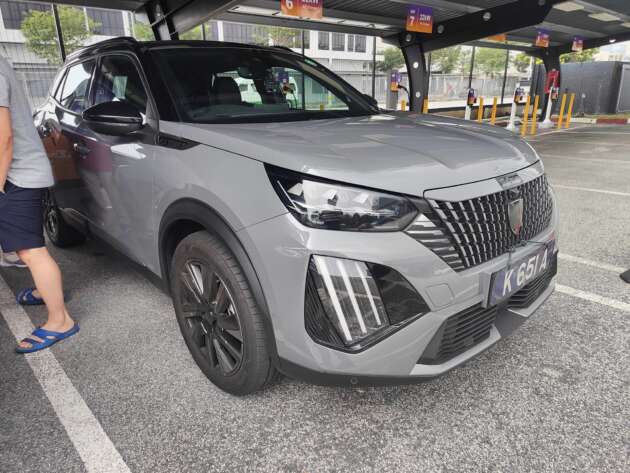 2024 Peugeot e-2008 EV spied in Malaysia – facelift GT spec with 156PS, 406 km range, coming soon?