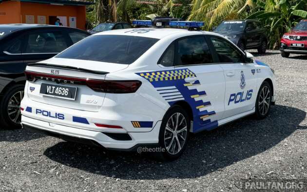 Proton S70 digitally imagined as a PDRM patrol car