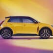 Renault 5 EV debuts – 150 PS/245 Nm single motor, up to 52 kWh NMC battery for up to 400 km range WLTP