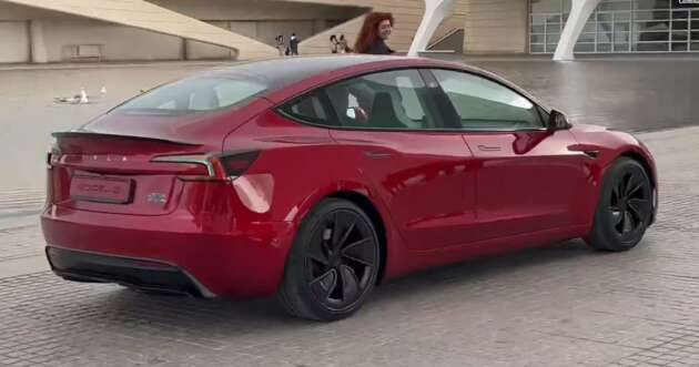 Tesla Model 3 Performance Highland – leaks reveal more powerful rear motor, more than 600 hp total?