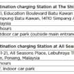 Tesla Destination Chargers now in Penang, at The Ship Campus and All Seasons Place – 12 AC chargers