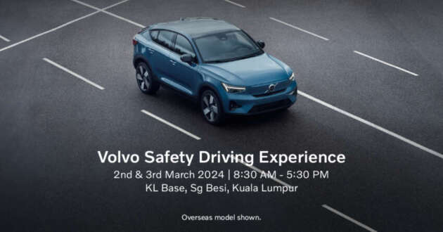 Alami warisan 97 tahun bagi teknologi keselamatan di Volvo Safety Driving Experience pada 2-3 Mac 2024