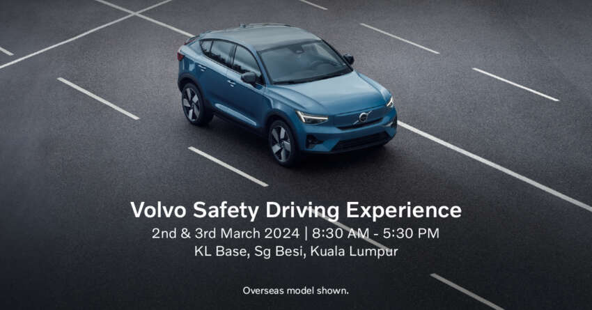 Alami warisan 97 tahun bagi teknologi keselamatan di Volvo Safety Driving Experience pada 2-3 Mac 2024 1726440