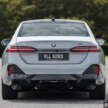 BMW i5 eDrive40 M Sport 2024 kini di M’sia – pengecas AC 22 kW, roda lebih kecil, tiada bumbung kaca