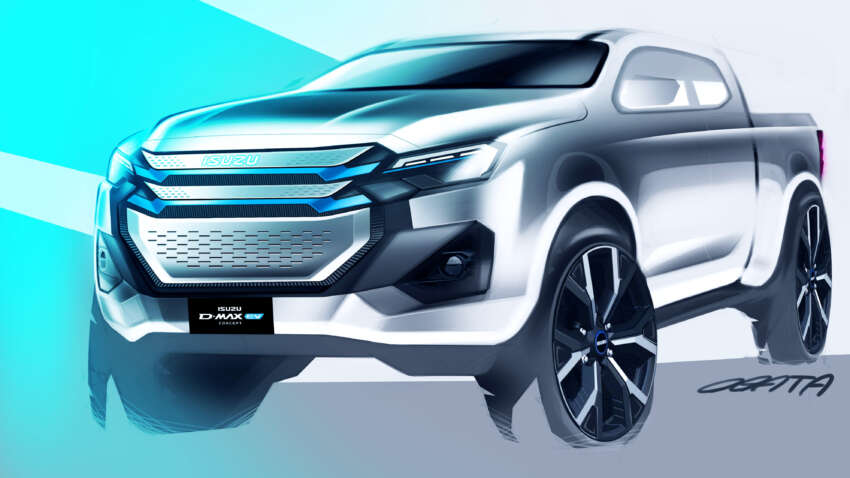 Isuzu D-Max BEV Concept ditunjuk – bateri 66.9 kWh, tork 325 Nm, CKD Thailand, masuk pasaran tahun 2025 1741846