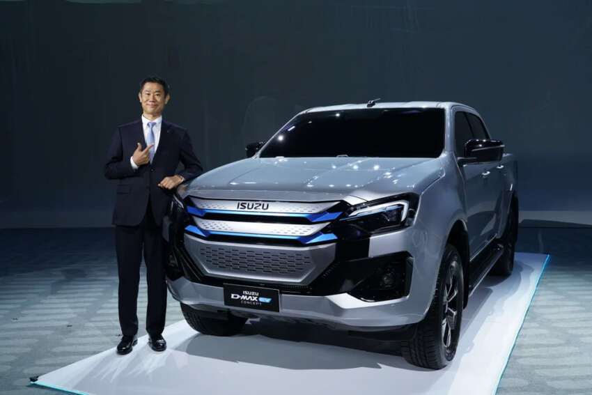 Isuzu D-Max BEV concept debuts – 66.9 kWh battery, 177 PS, 325 Nm; CKD Thailand; Europe launch in 2025 1741992