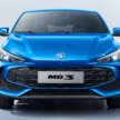 2024 MG3 Hybrid+ debuts – 1.5L hybrid system; 194 PS, 4.4 l/100 km; to be sold in Europe for the first time