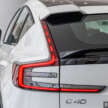 2024 Volvo C40 Recharge in Malaysia gallery – 550 km EV range, 200 kW DC, Pixel LED headlamps; fr RM289k