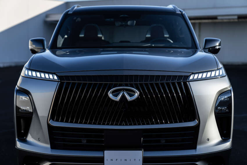 2025 Infiniti QX80 debuts in the US with concept car looks – three-row SUV; 450 hp 3.5L twin-turbo V6, 9AT 1742227