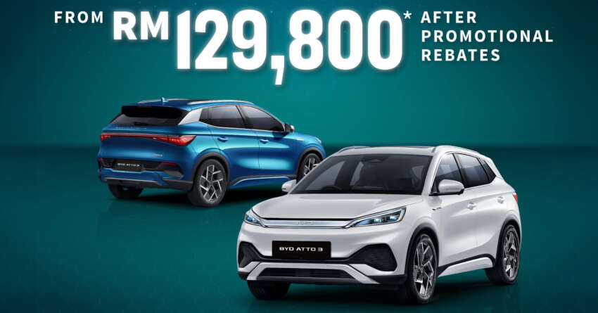 BYD Atto 3 MY2023 kini ditawarkan diskaun sebanyak RM20,000; Standard Range berharga RM129,800! 1738183