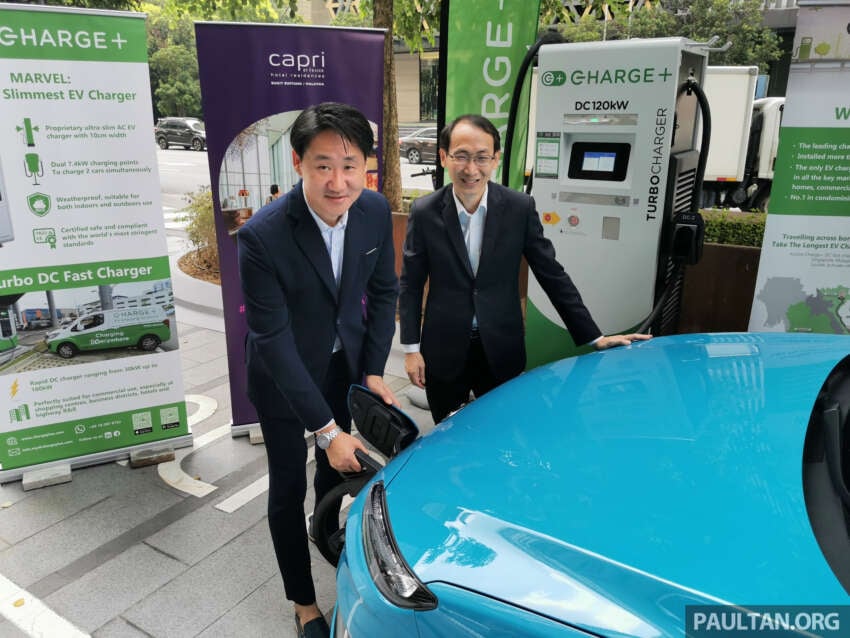 Charge+ launches 120 kW DC charger at Capri by Fraser, Bukit Bintang KL; RM1.20/min, online in April 1739619