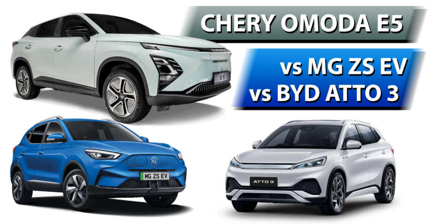 Chery Omoda E5 v MG ZS EV v BYD Atto 3 Malaysian comparison – battle of the affordable electric SUV 1738635