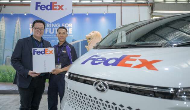 FedEx tests first EV cross-border delivery from Malaysia to Singapore using Maxus eDeliver 7 truck