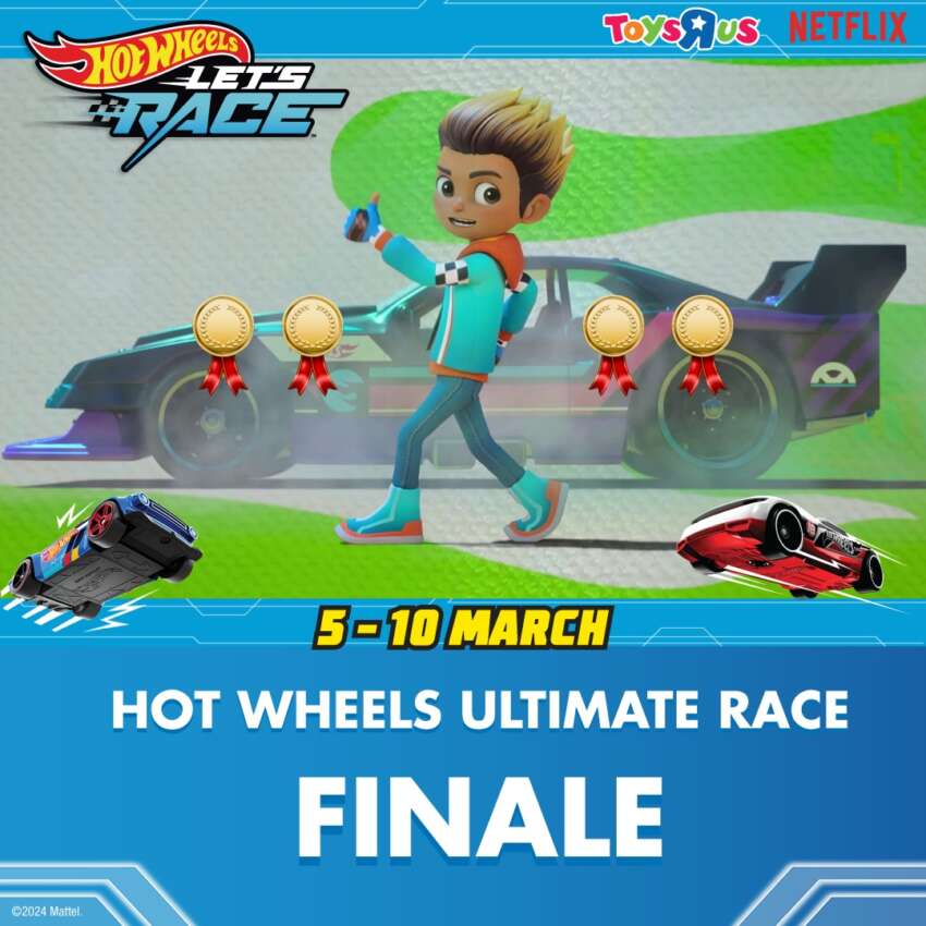 Hot Wheels lancar siri animasi Let’s Race di Netflix – Bandar Hot Wheel Saiz Sebenar kini di IOI City Mall 1737401