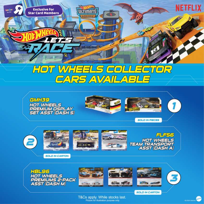Hot Wheels lancar siri animasi Let’s Race di Netflix – Bandar Hot Wheel Saiz Sebenar kini di IOI City Mall 1737402