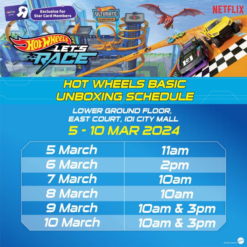 Hot Wheels lancar siri animasi Let’s Race di Netflix – Bandar Hot Wheel Saiz Sebenar kini di IOI City Mall 1737403