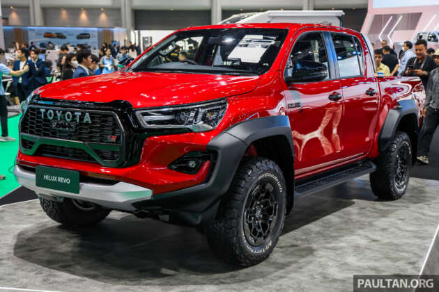 Bangkok 2024: Toyota Hilux Revo facelift, GR Sport Wide Tread; single cab from RM76k in Thailand