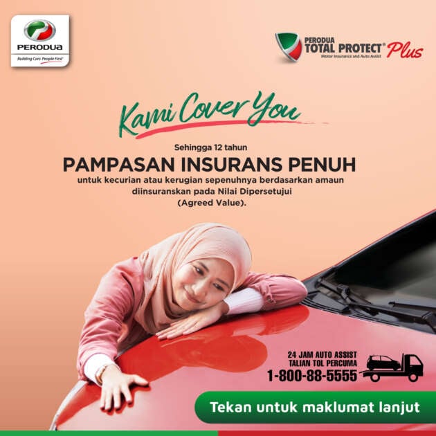 Perodua Total Protect Plus – more than just insurance, ‘Kami Cover You’ with peace of mind and convenience