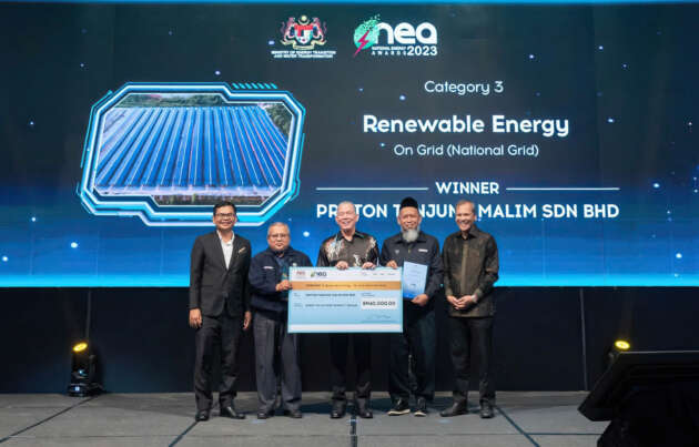 Proton Tanjong Malim’s solar plant bags NEA 2023 award – over RM10 million in electricity savings to date